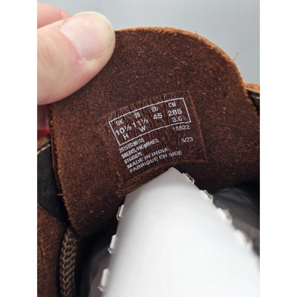 Man's Boots Clarks Bushacre 3 - Sz‎ 11.5 W WIDE Beeswax Brown 53528 NIB